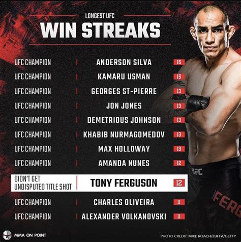 longest win streak in ufc history|15 Longest UFC Win Streaks (By Weight Class Included)